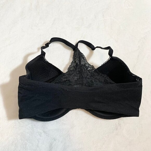 Victoria's Secret lace racerback front clasp full coverage underwire bra - 32DDD - Picture 3 of 7